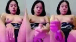 Anggi Omek Dildo Keluar Cairan Putih