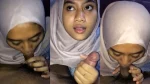 Jilbab Sepong Kontol Sampe Mentok
