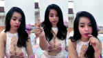 Lingerie Putih Belahan Mulus Miss Key