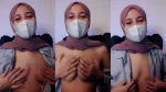 Mirna Jilbab Tocil Remas Toket Desah