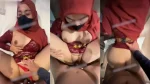 Tante Jilbab Kebaya Merah Ngewe Viral
